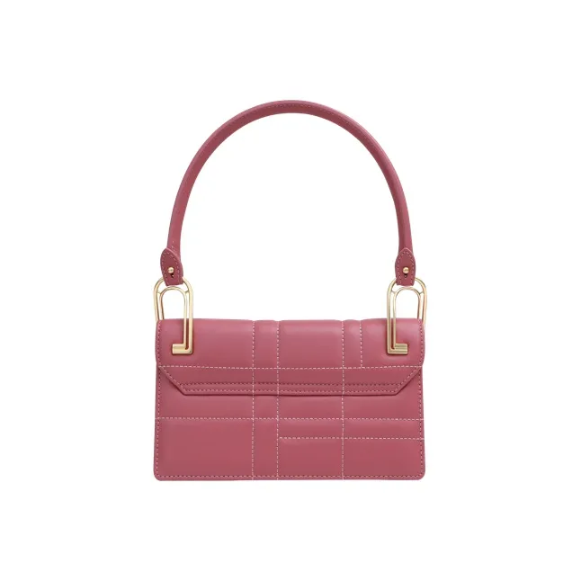 APEDE MOD Cow Leather Square Bag Handbag Women's Smoky Pink-2