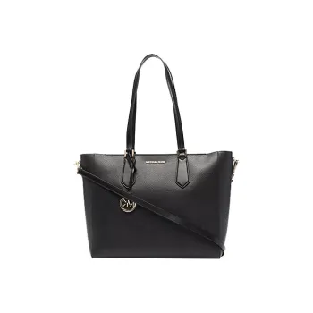 MICHAEL KORS Kimberly Leather 3 in 1 Tote Bag Shopping Bag Handbag Large Size Women's Pure Black