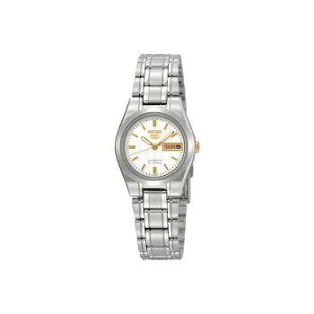 SEIKO Series 5 Mechanical Movement Stainless Steel Strap Watch Women's Watch White Dial