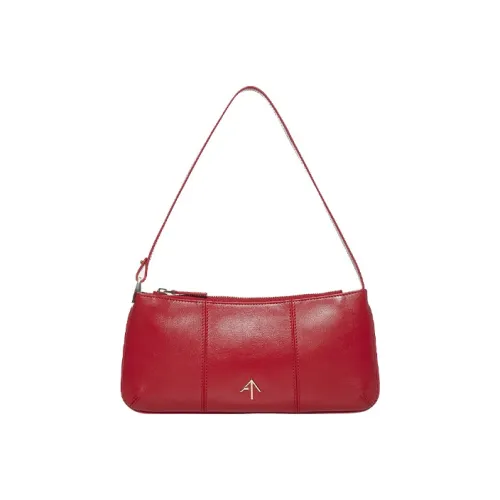 Manu Atelier Pita Single-Shoulder Bag Red