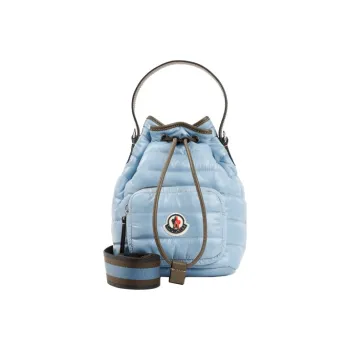 Moncler Nylon Bucket Bags Shoulder Bag Crossbody Bag Women's Blue