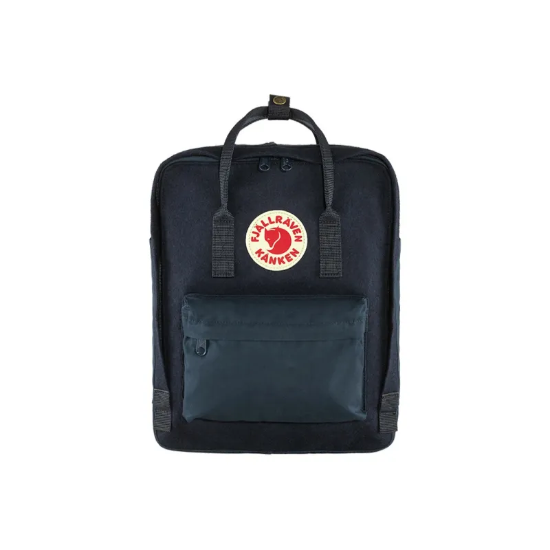 Fjallraven Wool Backpack Regular Unisex Blue Black-0