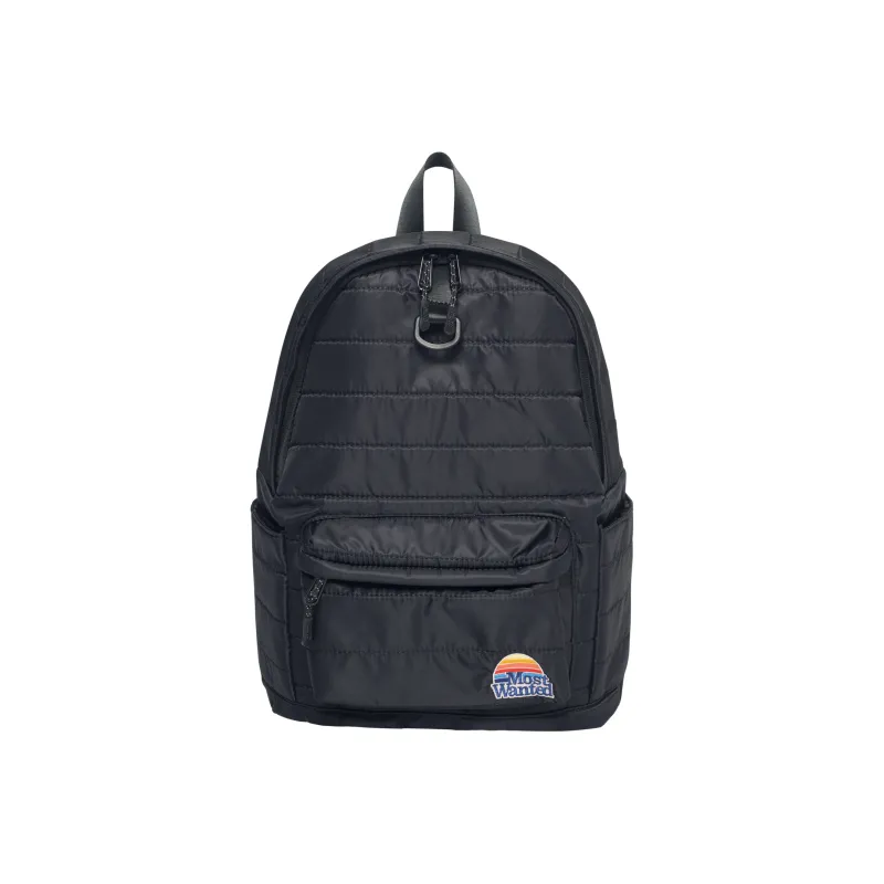 MostwantedLab Nylon Fabric Backpack Regular Unisex Beige Yellow/Black-0