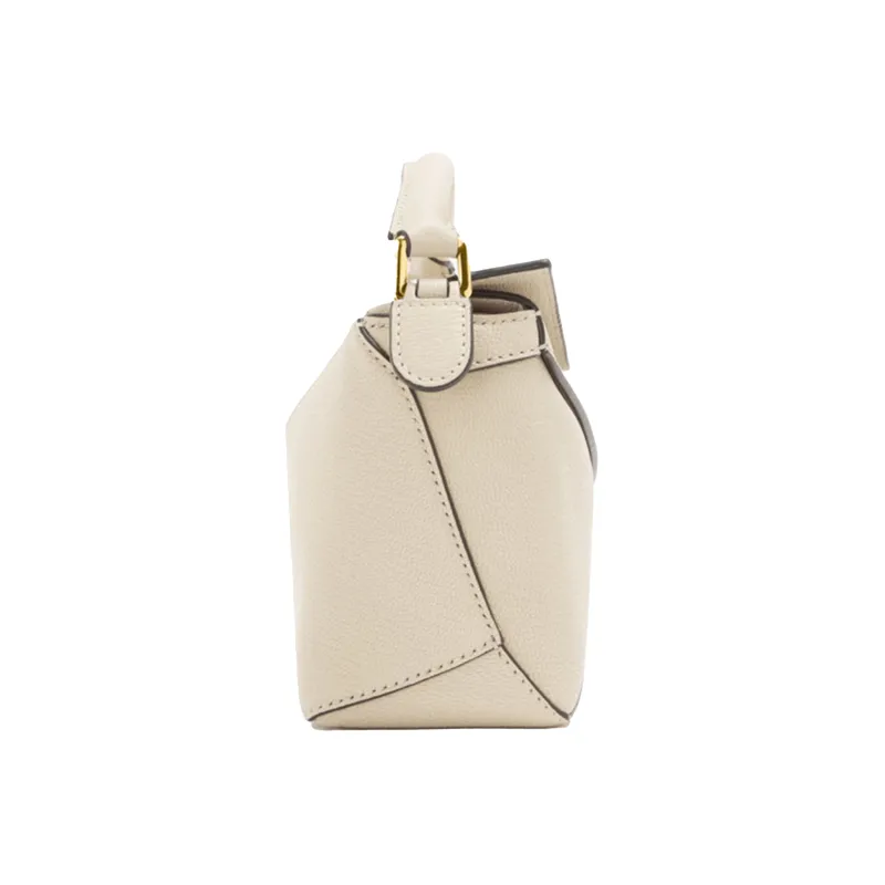 LOEWE Sheepskin Shoulder Bag Crossbody Bag Handbag Mini Women's Angora Color-2