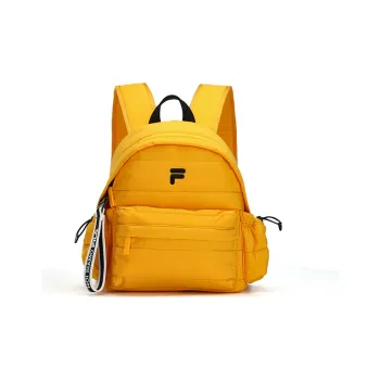 FILA FUSION Fabric Backpack Regular Women's Golden Orange Yellow