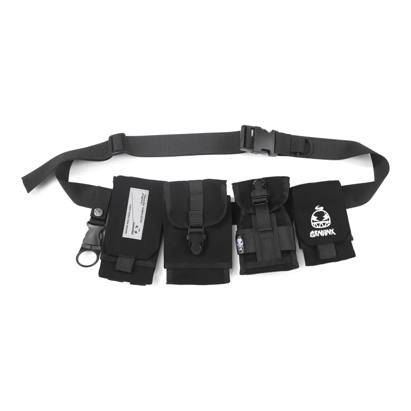GENANX Cotton Crossbody Bag, Sling Bag Regular Unisex Black-1