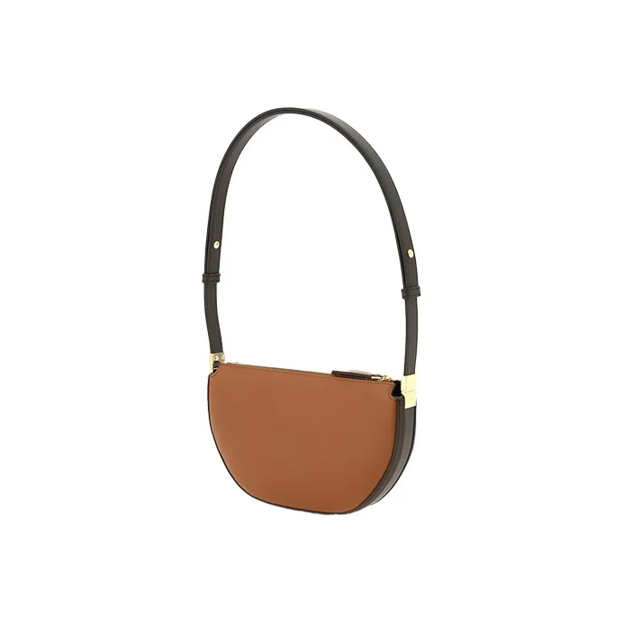 Burberry Olympia Leather Shoulder Bag Crescent Bag Handbag Shoulder Bag Crossbody Bag Mini Women's Brown-1