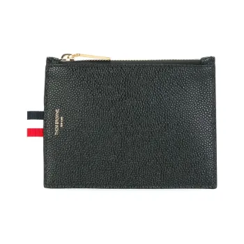 THOM BROWNE Logo Detailed Coin Purse