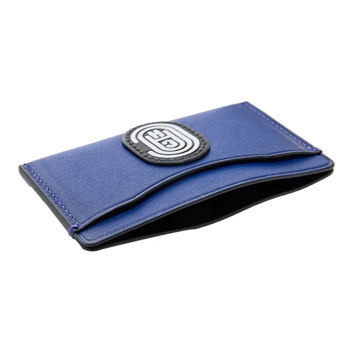COACH Card Case Cow Leather Card Holder Men's Blue-2