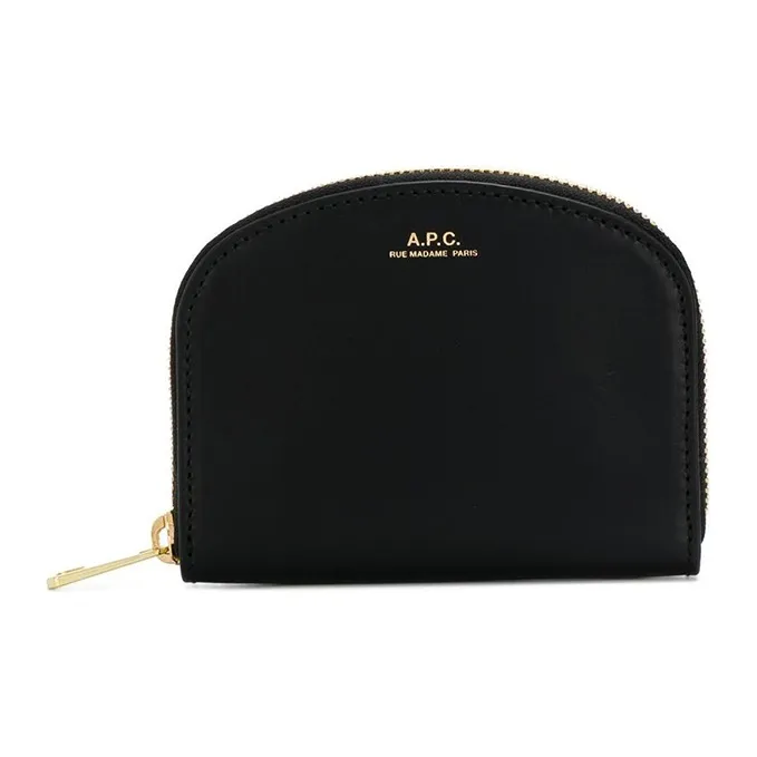 A.P.C Demi Lune Compact Wallet-0