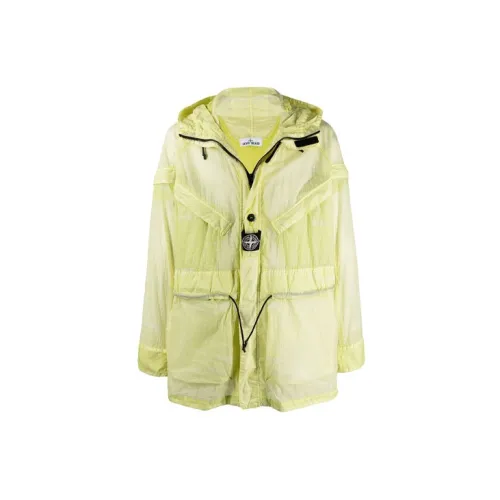 STONE ISLAND Jackets Men Yellow