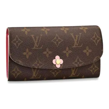 LOUIS VUITTON Wallet Emilie Monogram Brown