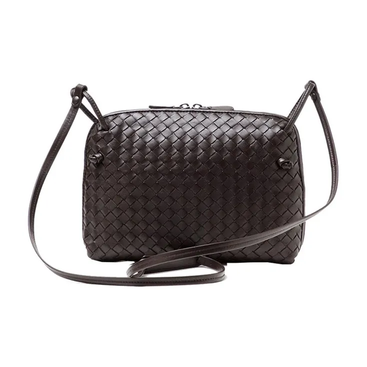 Bottega Veneta Sheepskin Crossbody Bag Shoulder Bag Regular Women's Brown-1