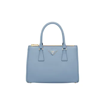 PRADA Leather Killer Bag Portable Crossbody Bag Shoulder Bag Medium Size Women's Blue