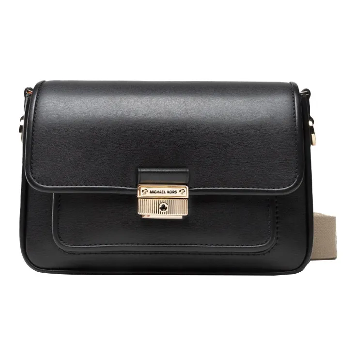 MICHAEL KORS Bradshaw Grain Leather Envelope Bag, Shoulder Bag, Crossbody Bag Regular Women's Black-1
