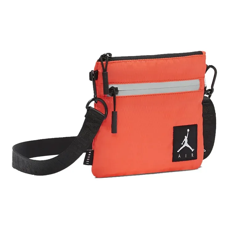 Jordan Polyester Shoulder Bag, Crossbody Bag Regular Unisex Infrared Red-1