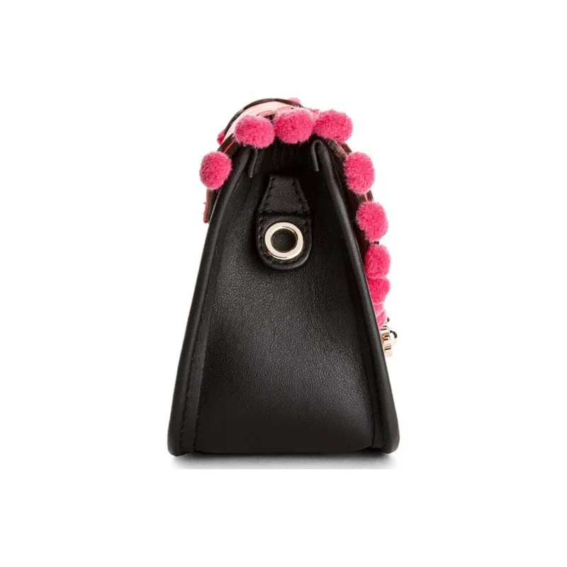 Furla Metropolis Collection Leather One Shoulder Handbag Crossbody Bag Mini Women's Pink-2