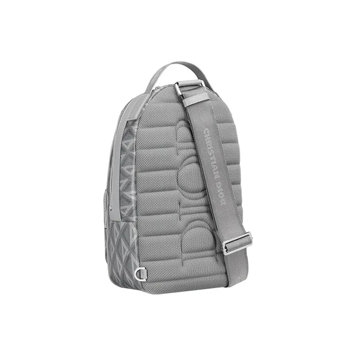 DIOR Adjustable Strap Sling Bag, Portable One Shoulder Backpack, Crossbody Bag Mini Men's Gray-2