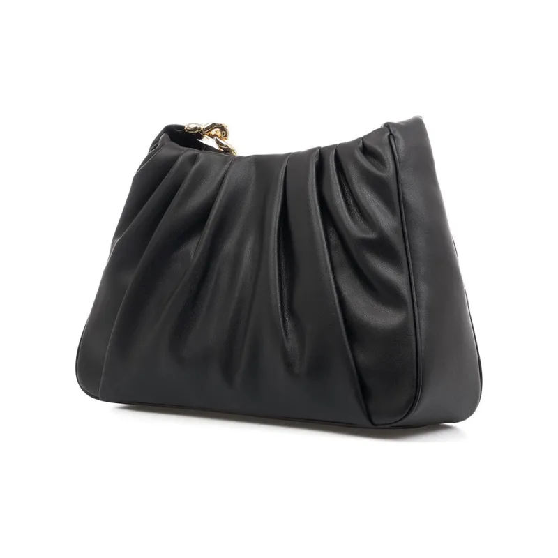 MICHAEL KORS HannahMICHAEL KORS Handbag Collection Leather One Shoulder Handbag Medium Size Women's Black-3