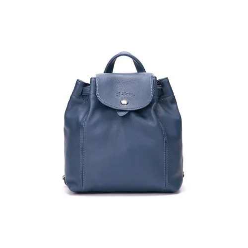 Coperni Le Pliage Cuir Sheepskin Backpack Mini Women's Pilot Blue