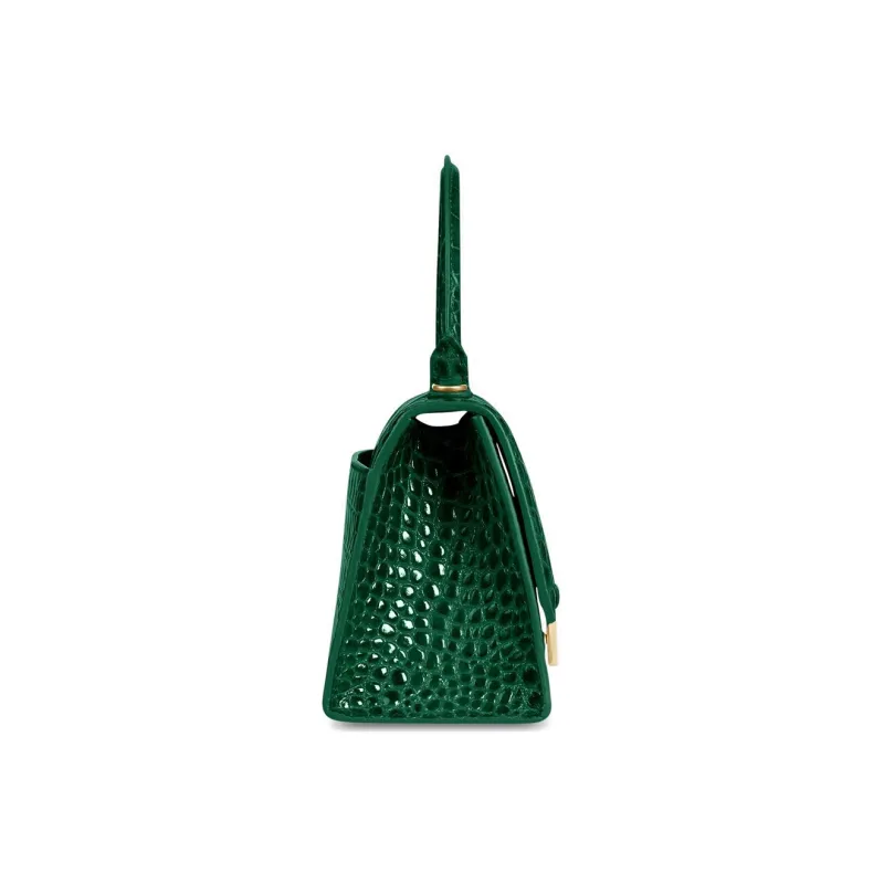 Balenciaga Bottle S Hourglass Top Handle Bag Green-2