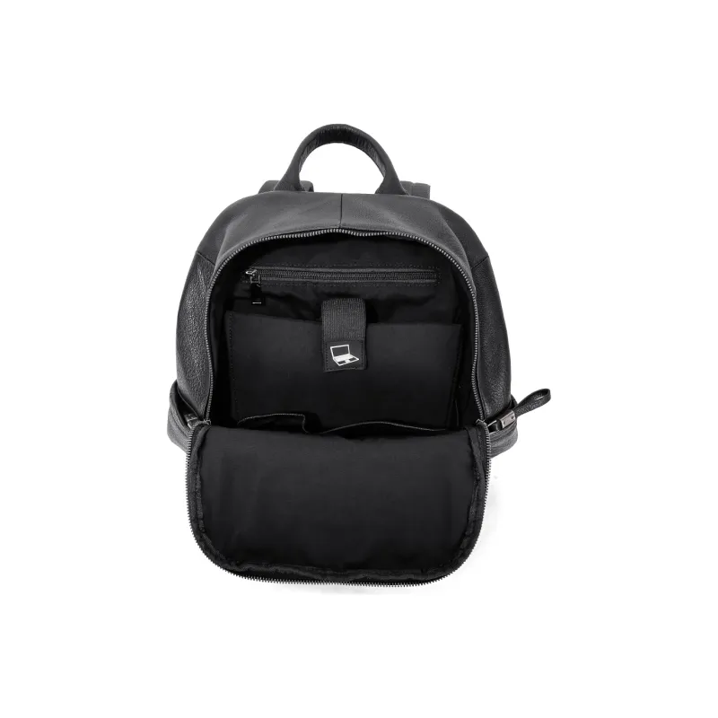 Ace Paul Cow Leather Backpack Regular Unisex Cool Black-5