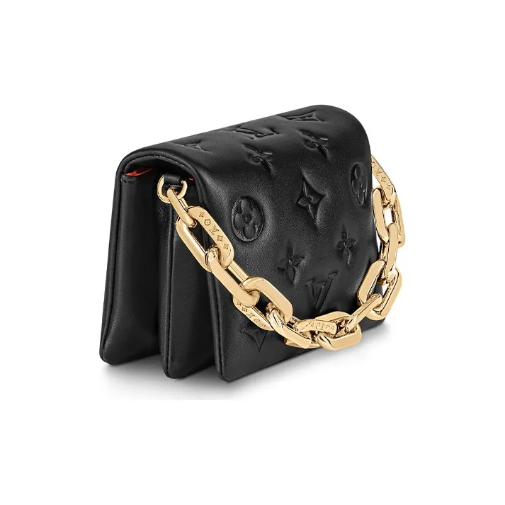LOUIS VUITTON Beltbag Coussin Cruise 22 Monogram Embossed Black-1