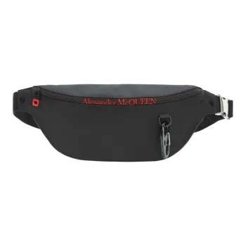 Alexander McQueen Nylon Fabric Fanny Pack Men's Black