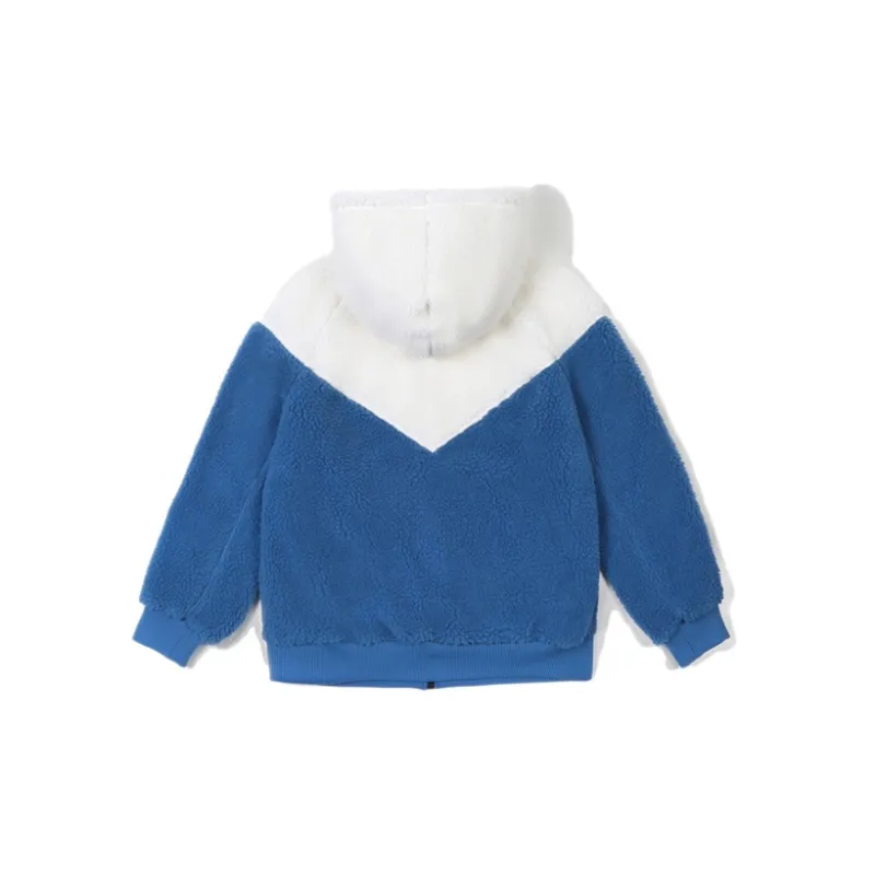 MLB Jacket Unisex White And Blue Stitching-1