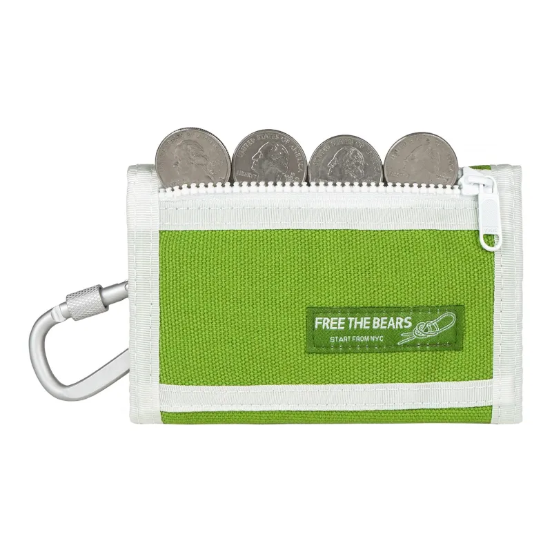 Rough Enough Canvas Coin Purses Wallets Unisex Green-3