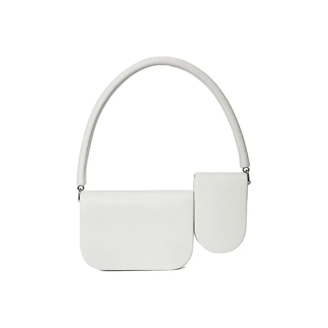 KUNOGIGI Cow Grain Microfiber Shoulder Bag Handbags Women's Green/White/Umber-2