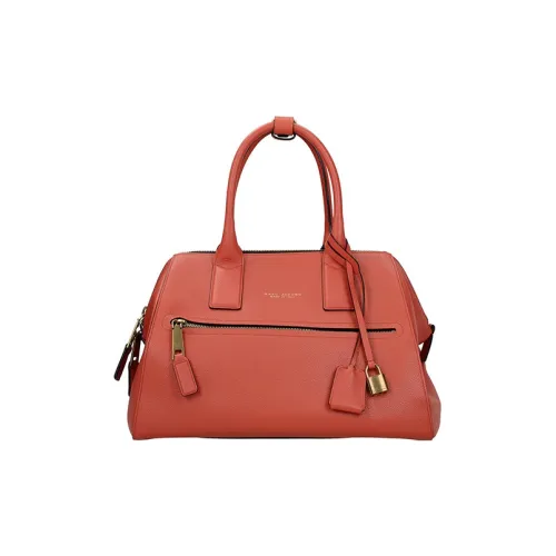 MARC JACOBS Leather Handbag, Crossbody Bag Medium Size Women's Orange