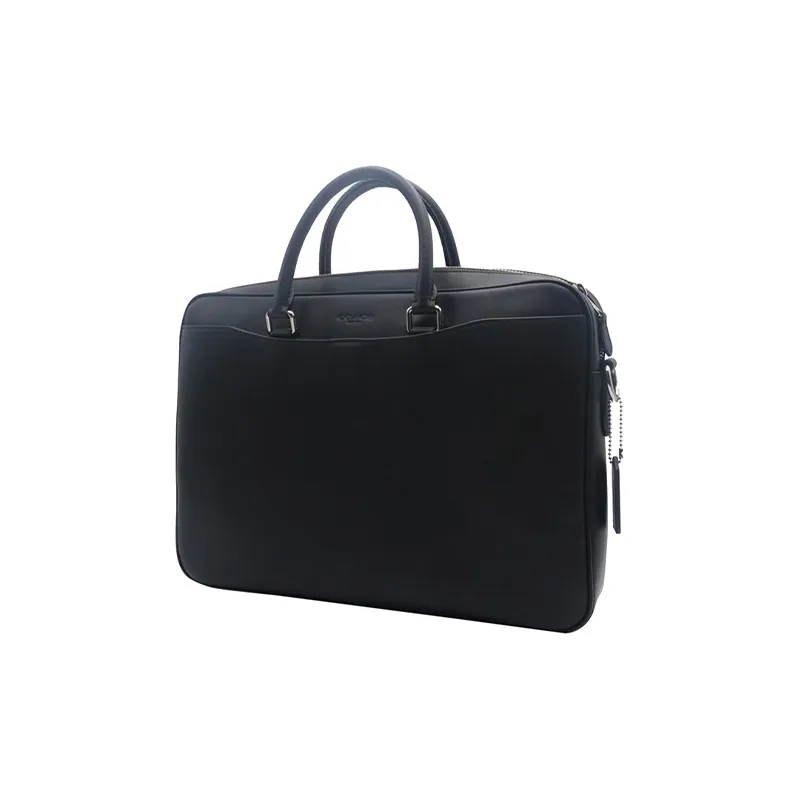 COACH Beckett PVC Leather Crossbody One Shoulder Handbag Tubas Men's Black-1