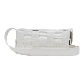 Bottega Veneta Cow Leather Handbag, Crossbody Bag Men's White