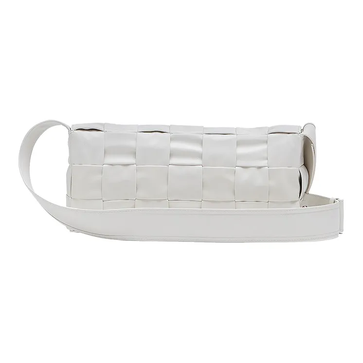 Bottega Veneta Cow Leather Handbag, Crossbody Bag Men's White-0