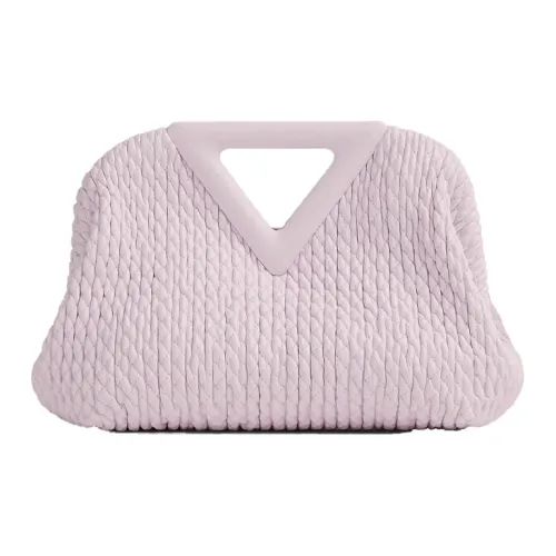Bottega Veneta Sheepskin One Shoulder Handbag Small Size Women's Pink