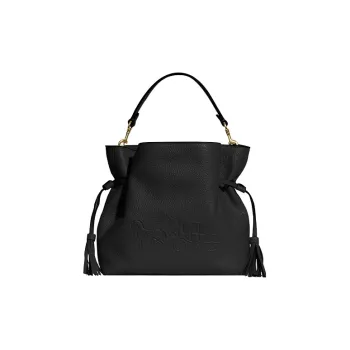 COACH Andy Pebbled Leather Shoulder Bag Crossbody Bag Handbags Medium Size Women's Black