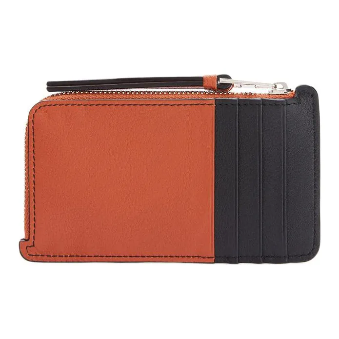 LOEWE Puzzle Cow Leather Card Holder Men's Multicolor-1