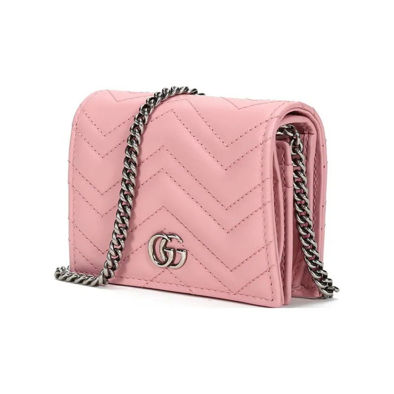 GUCCI MarmontGG Marmont Quilted Leather Chain Bag, Crossbody Bag Mini Women's-1