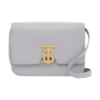 Burberry Leather Crossbody Bags Shoulder Bags Women's Light Blue