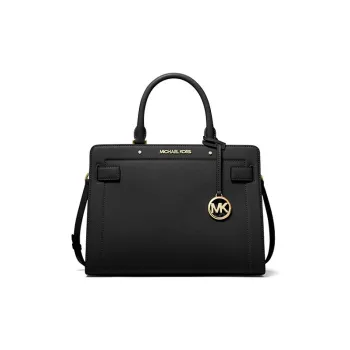 MICHAEL KORS Rayne Leather Shoulder Bag Crossbody Bag Handbag Medium Size Women's Pure Black