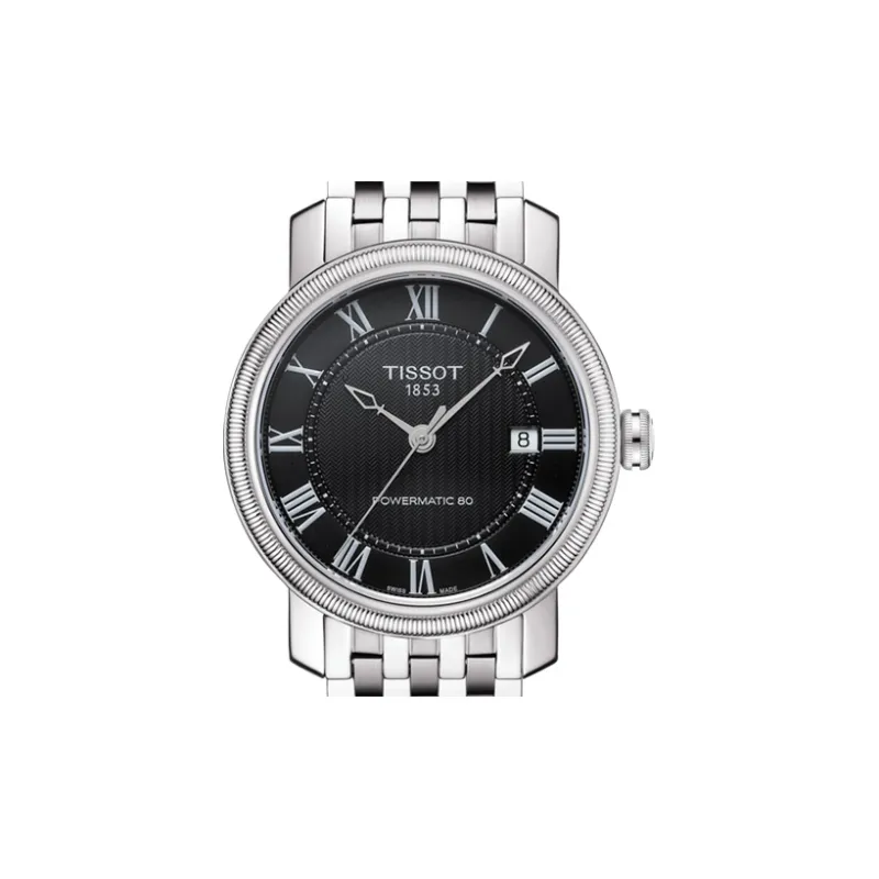 TISSOT Harbor Series Automatic Mechanical Movement Unisex Watch 40mm Black Dial T0974071105300+T0970071105300-1