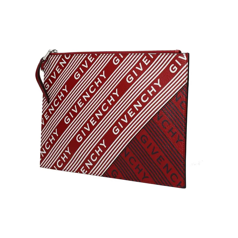 Givenchy Leather Clutch Women's Red-2