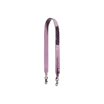 COACH Leather Bag Strap Women's Pink