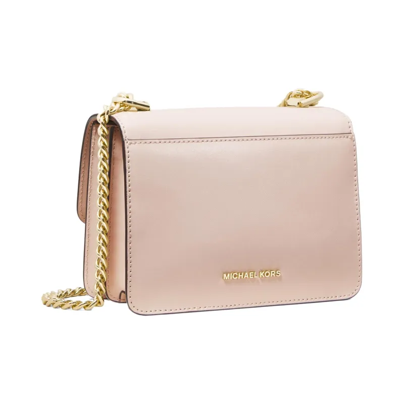 MICHAEL KORS Jade Leather Shoulder Bag Crossbody Bag Extra Small Women's Nude Pink-2