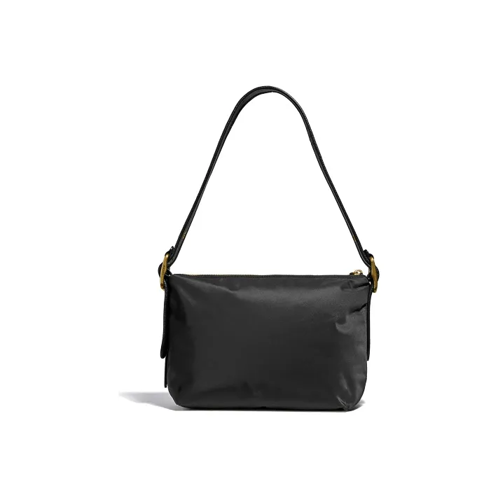 COACH Cargo Nylon Double Pocket Handbag Shoulder Bag Women's Black-3