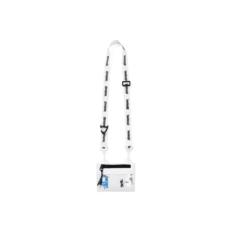 GENANX Polyamide Combo Bag, Shoulder Bag Regular Unisex Black/White-8