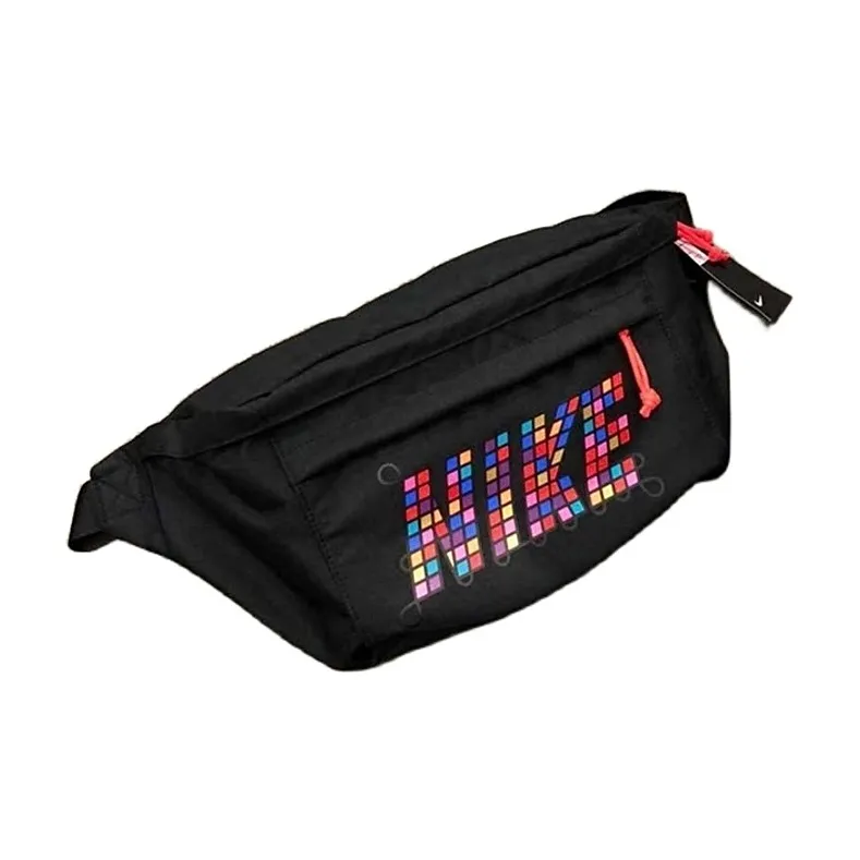 Nike Polyester One Shoulder Crossbody Bag Sling Bag Fanny Pack Regular Unisex Black-1