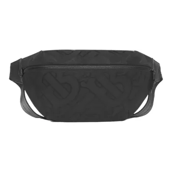 Burberry Monogram Recycled Polyester Sunny Fanny Pack Men's Black