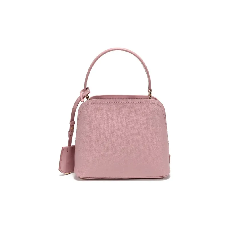 PRADA Cow Leather Portable Crossbody Bag Shoulder Bag Mini Women's Light Pink-1